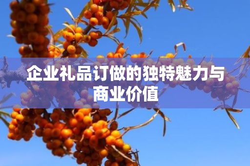 企业礼品订做的独特魅力与商业价值
