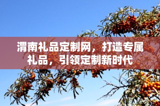 渭南礼品定制网，打造专属礼品，引领定制新时代